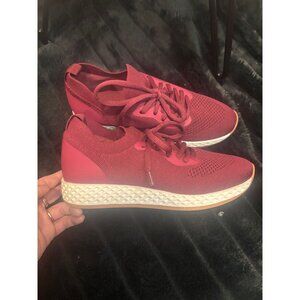 #248  urban sport j slides womens tennis shoe maroon size 6.5